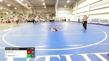 52 lbs Rr Rnd 1 - Dublin Parnell, OMP Elem vs Hunter Mattison, Ride Out Wrestling Club Green