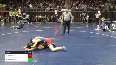 80 lbs Consy 4 - Joshua Dean, Neshaminy vs Yusuf Islamov, Baldwin