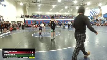 170 lbs Quarterfinal - Tate Cuthbert, Lewiston vs Devin Pierce, East Valley (Spokane)