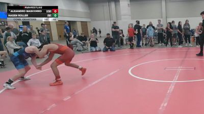115 lbs Cons. Quarters - Hagen Roller, Borger Wrestling Club vs Alejandro Mascorro, NB Elite Wrestling Club