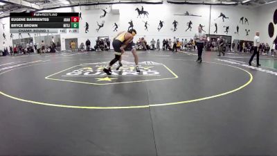 133 lbs Champ. Round 1 - Eugene Barrientes, Adrian vs Bryce Brown, Mount St Joseph