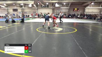 215 lbs Round 3 - Dylan Crawford, Baylor School vs Josh Anthony, Blair Academy