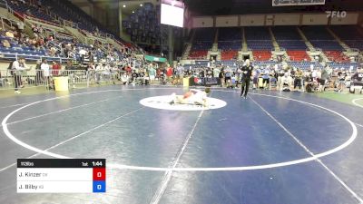 113 lbs Rnd Of 64 - Jacob Kinzer, OK vs James Bilby, KS