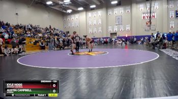 150 lbs Quarterfinal - Austin Campbell, Athens vs Kyle Hogg, Bradley Central