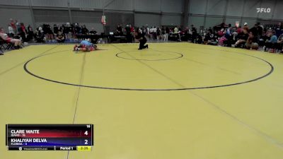 145 lbs Placement Matches (8 Team) - Clare Waite, Idaho vs KhaLiyah Delva, Florida