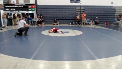 40 lbs Cons. Round 1 - Leo Lufkin, Sublime Wrestling Academy vs Knoxton Marovich, 208 Spartan WC