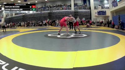 190 lbs Cons. Round 2 - Lucas Chamberlain, Indian Lake vs Waylon McCord, Wayne Trace