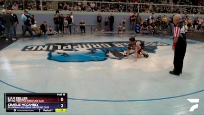 67 lbs Rr1 - Liam Keller, Bethel Freestyle Wrestling Club vs Charlie McCambly, Dillingham Wolverine Wrestling Club