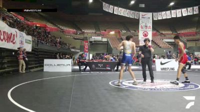 Cons. Round 2 - Davrius Gutierrez, Selma High School Wrestling vs Garrett Chain, Junior Eagles Wrestling Club