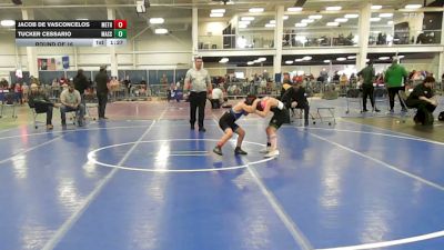 72 lbs Round Of 16 - Jacob De Vasconcelos, Methuen vs Tucker Cessario, Massabesic