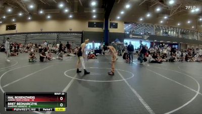 100 lbs Round 6 (8 Team) - Bret Bednarczyk, Hanover Hawkeye vs Hal Rosenzweig, Junior Terps Xtreme