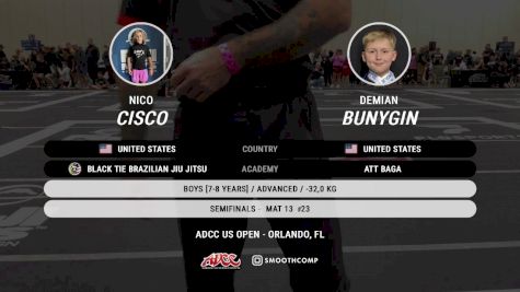 Demian Bunygin vs Nico Cisco 2025 ADCC Orlando Open/Youth Trials