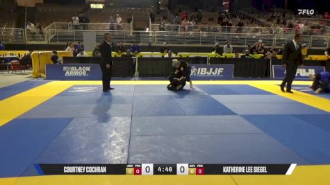 Katherine Lee Siegel vs Courtney Cochran 2025 Pan Jiu Jitsu IBJJF Championship