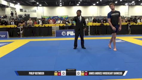 James Andrzej Wiseheart Sarnecki vs Philip Reitmeier 2025 World IBJJF Jiu-Jitsu No-Gi Championship