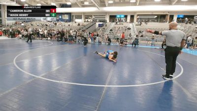 78 lbs 1st Place Match - Cameron Allen, Oconomowoc Wrestling Club vs Nixon Newby, Westlake Wrestling Club