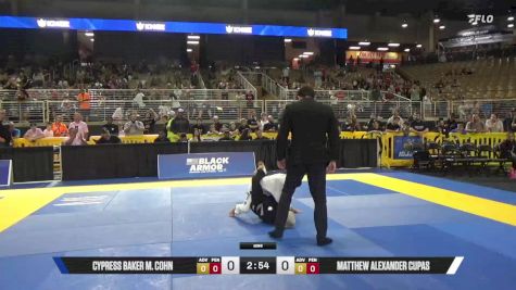 Matthew Alexander Cupas vs Cypress Baker M. Cohn 2025 Pan Kids Jiu-Jitsu IBJJF Championship