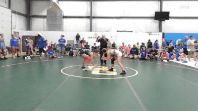 50 lbs Semifinal - Annabelle Ward, Valkyrie Girls WC - W vs Brielynn Jackson, MGW Bittersweet Mint - W