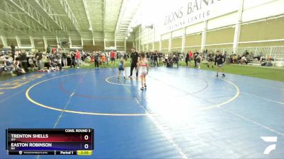 67 lbs Cons. Round 3 - Trenton Shells, WY vs Easton Robinson, NV