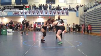 170 lbs Cons. Semi - Cale Carter, Malad High School vs Abigail Henderson, Kuna