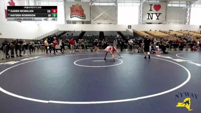 124 lbs Cons. Round 5 - Hayden Robinson, Anarchy Wrestling vs Aaden McMillen, Club Not Listed