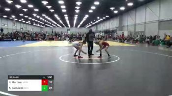 90 lbs Rr Rnd 6 - Natalia Martinez, Sooners Crimson vs Angelina Cassioppi, Bedlam