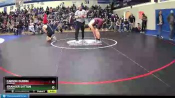 195 lbs Quarterfinal - Granger Sutton, Tonasket vs Carson Durbin, Reardan