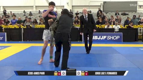 Jorge Luiz F. Fernandes vs Jesse-James Parr 2025 World IBJJF Jiu-Jitsu No-Gi Championship