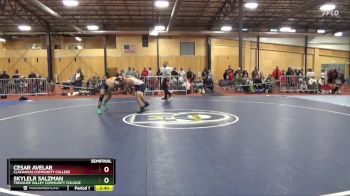 149 lbs Semifinal - Cesar Avelar, Clackamas Community College vs Skylelr Salzman, Treasure Valley Community College