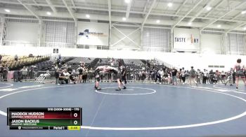 170 lbs Cons. Round 3 - Maddox Hudson, Gowanda Wrestling Club vs Jaxon Backus, Anarchy Wrestling