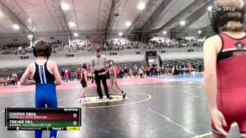 60C Semifinal - Trever Hill, Hannibal Youth Wrestling Club vs Cooper Diehl, Marshfield Youth Wrestling