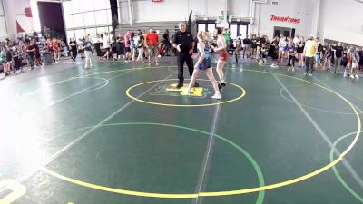 120 lbs Champ. Round 1 - Daylee Watson, Bad Karma Wrestling Club vs Zoe Thomas, Team Valkyrie Wrestling Club