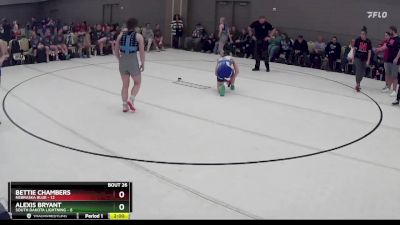 118 lbs Round 7 (8 Team) - Bettie Chambers, Nebraska Blue vs Alexis Bryant, South Dakota Lightning