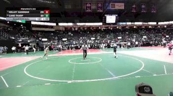 100 lbs Quarterfinal - Cane Tharp, BKV1 vs Kelley Hageman, CPWA