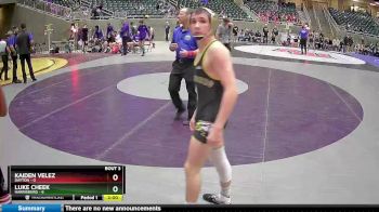 115 lbs Round 2 (4 Team) - Kaiden Velez, Dayton vs Luke Cheek, Harrisburg