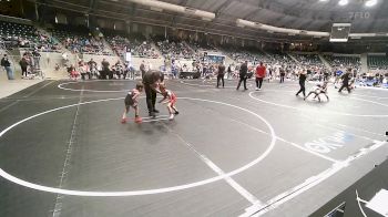 46 lbs Round Of 16 - Jaxon Bonds, Claremore Wrestling Club vs Leonardo McClain, Verdigris Youth Wrestling