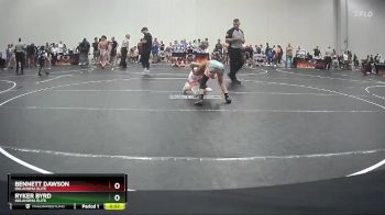 65 lbs 3rd Place Match - Bennett Dawson, Oklahoma Elite vs Ryker Byrd, Oklahoma Elite