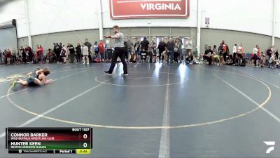 84 lbs Champ. Round 1 - Hunter Keen, Reston Herndon Rhinos vs Connor Barker, Wild Buffalo Wrestling Club