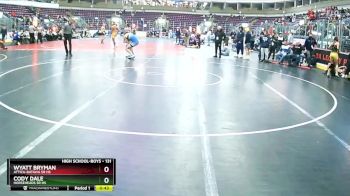 131 lbs 5th Place Match - Cody Dale, Horseheads Sr HS vs Wyatt Bryman, Attica-Batavia Sr HS