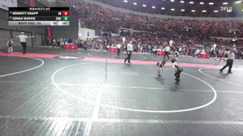 54 lbs Cons. Round 4 - Jonah Survis, Kewaskum Indians Wrestling Club vs Bennett Knapp, Aviators Wrestling