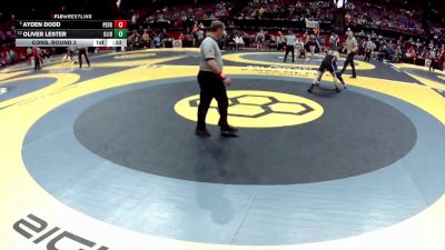 D1-113 lbs Cons. Round 2 - Ayden Dodd, Perrysburg vs Oliver Lester, Olen. Liberty