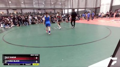 125 lbs Champ. Round 1 - Tilly Kakuk, CA vs Victoria Black, WA