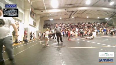 55 lbs Round Of 16 - Bentlee Egleston, Claremore Wrestling Club vs Achilles Davie, Salina Wrestling Club