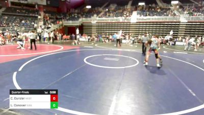 123 lbs Quarterfinal - Cooper Oursler, Westside WC vs Landon Conover, Sublime Wrestling Academy