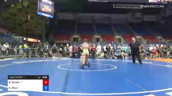 126 lbs Consi Of 8 #1 - Brandon Sauter, Ohio vs Kyle Rice, Idaho