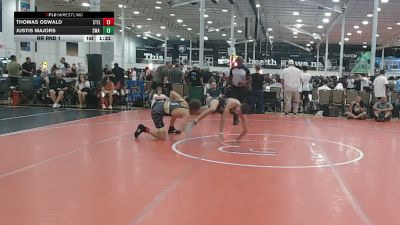 134 lbs Rr Rnd 1 - Thomas Oswald, Steller Trained Maul - HSC vs Justis Majors, SWA - HSC