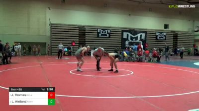 157 lbs Rr Rnd 1 - Justin Thomas, Oklahoma vs Luke Weiland, Army