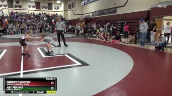 SPW-1 lbs Round 2 - Aby Franks, Marion Wolves vs Brinley Masters, Nashua Plainfield Youth