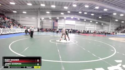 5-190 lbs Quarterfinal - Rudy Wagner, Frank Cox vs James Goodman, Bethel