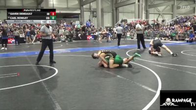 106 lbs Quarterfinal - Cael Rowley, Chapman vs Gaven Deneault, Hays WC