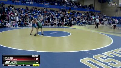 100lbs Cons. Round 3 - Linda James, Ida B. Wells (Girls) vs Lynn Ou, Shorewood (Girls)